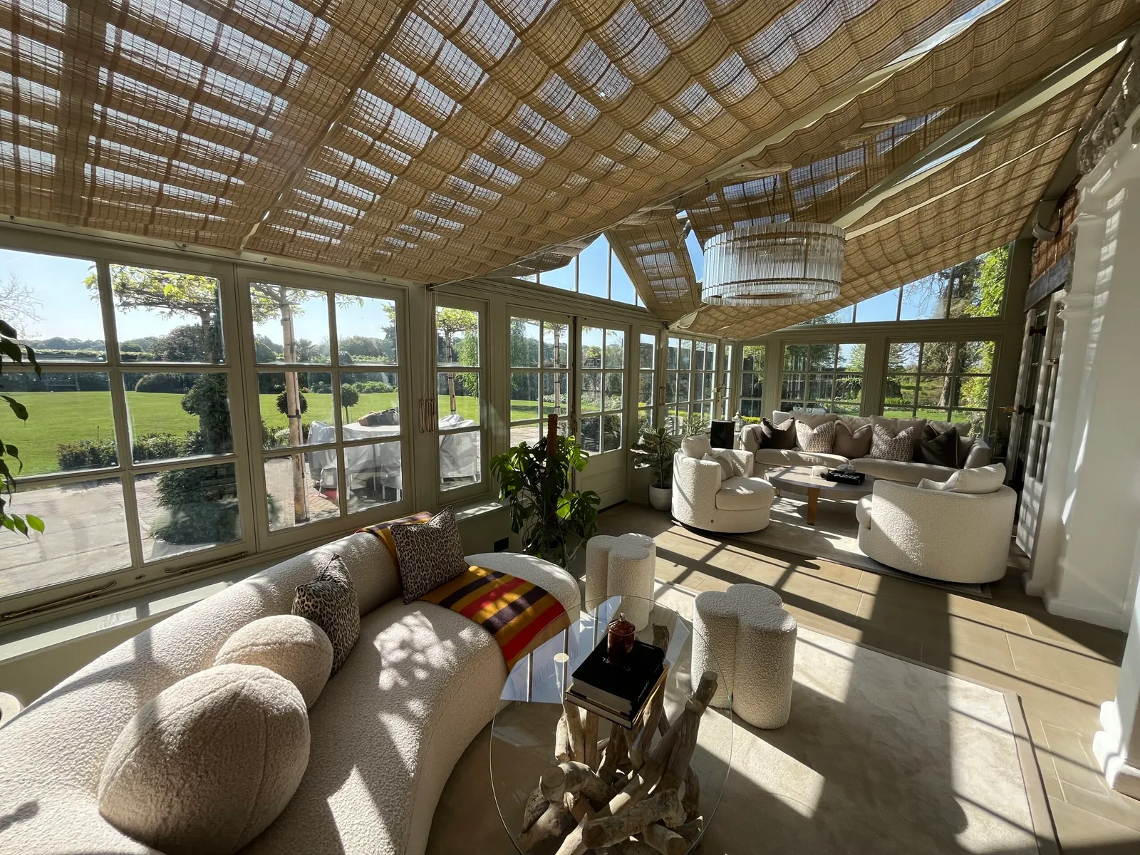 Inside a furnished property